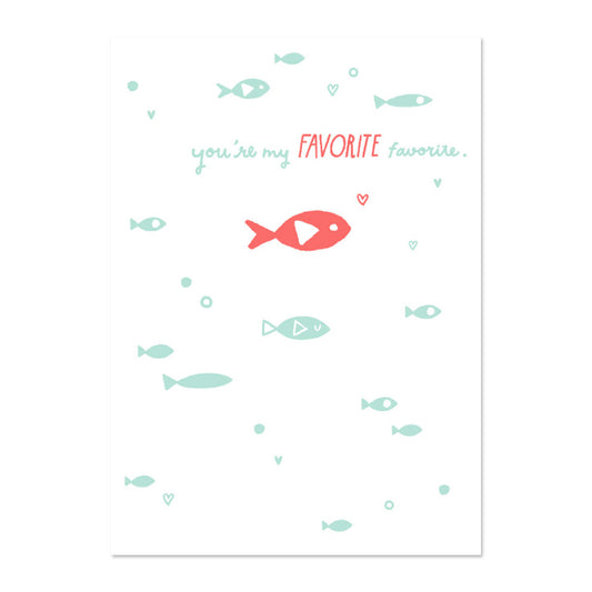 FISH FRIENDSHIP CARD BY PAPER REBEL