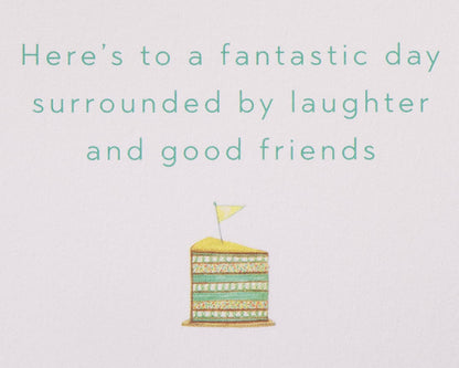 Papyrus Birthday Card - Designed by Bella Pilar (Surrounded By Laughter and Good Friends)