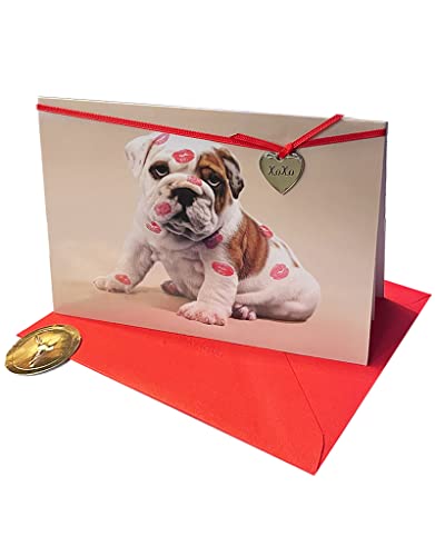 PAPYRUS Valentine's Day Cards - Kiss Me Puppy , 1 EA