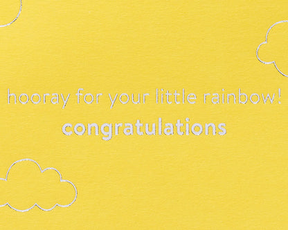 Papyrus New Baby Card (Little Rainbow)