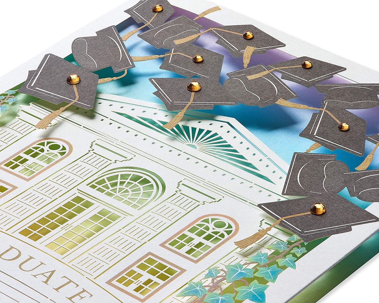 Papyrus Graduation Card (Bright Future, Lasercut Grad Cap)