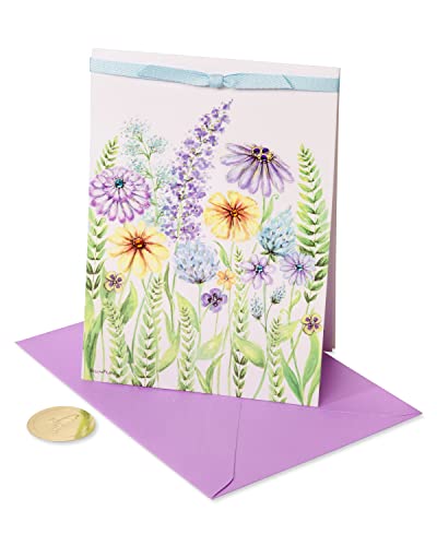 Papyrus Blank Card - Designed by Bella Pilar (Wildflowers)