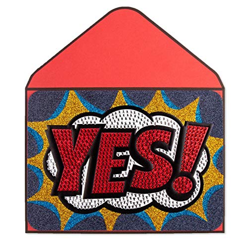 Papyrus Big Yes Blank Card by Judith Leiber