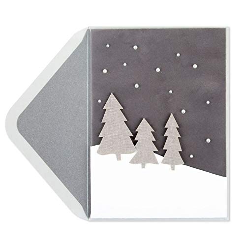 Papyrus Gray Wonderland Holiday Card by Lori Weitzner