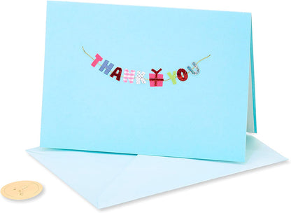 Papyrus Blank Thank You Card (Thank You Banner)