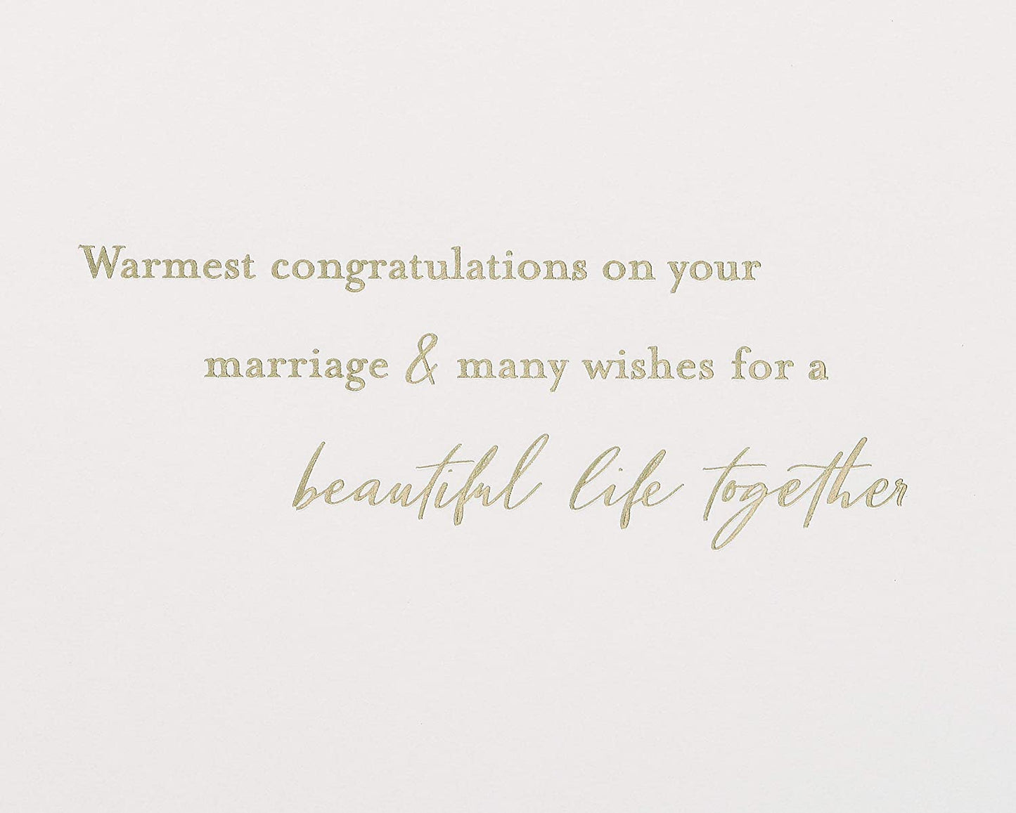 Papyrus Wedding Card (Wishes For A Beautiful Life)