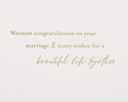 Papyrus Wedding Card (Wishes For A Beautiful Life)