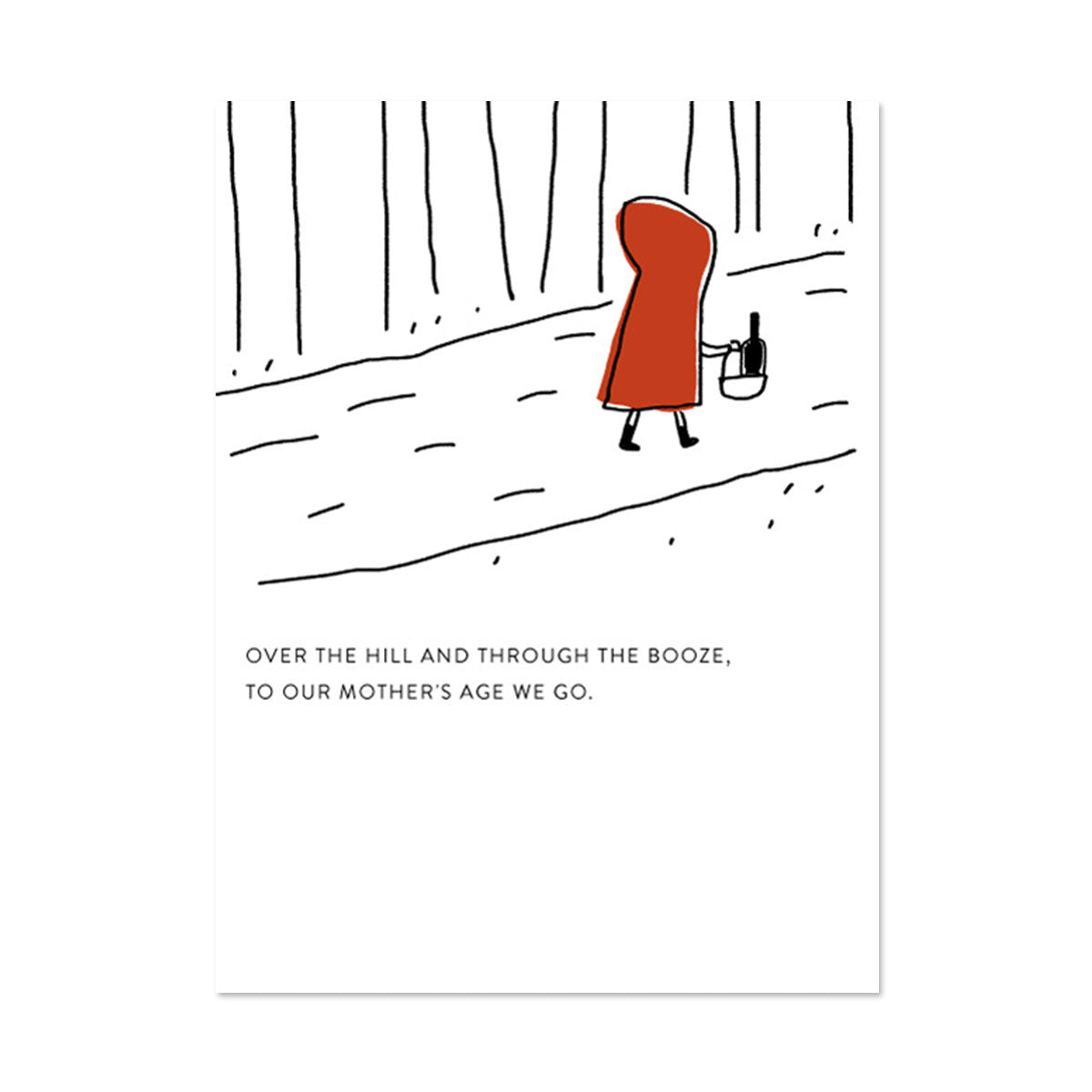 OVER THE HILL BIRTHDAY CARD BY PAPER REBEL