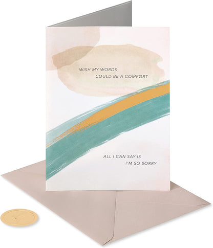 Papyrus Blank Sympathy Card (Wish My Words Could Be A Comfort)