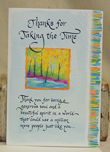 Blue Mountain Arts Card (BM2128) Thanks For Taking The Time