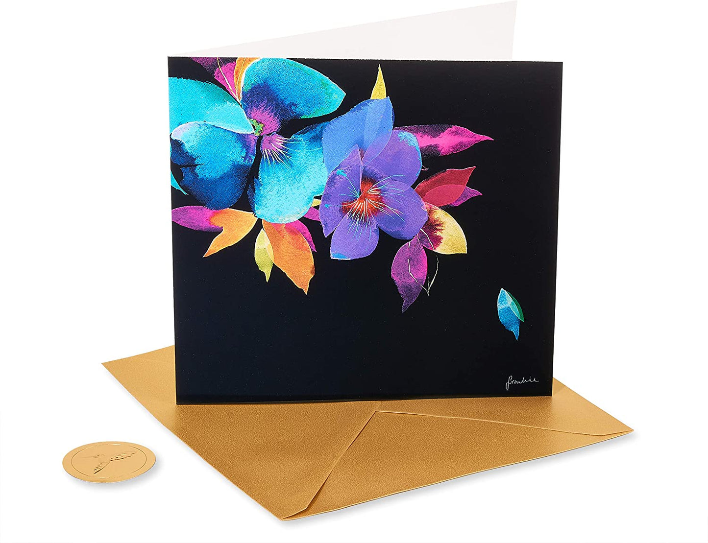 Papyrus Blank Card (Colorful Flowers)
