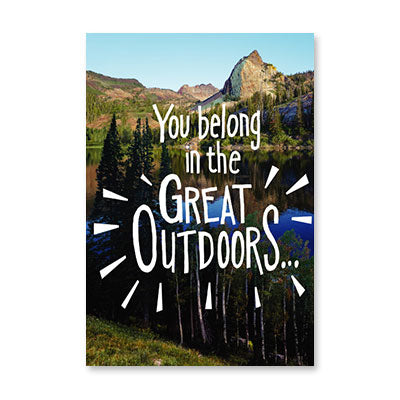 GREAT OUTDOORS PHOTO BIRTHDAY CARD BY RPG