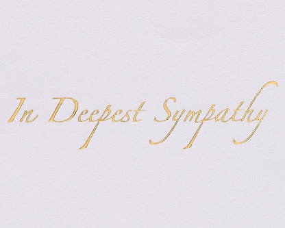 Papyrus Sympathy Card (Deepest Sympathy)