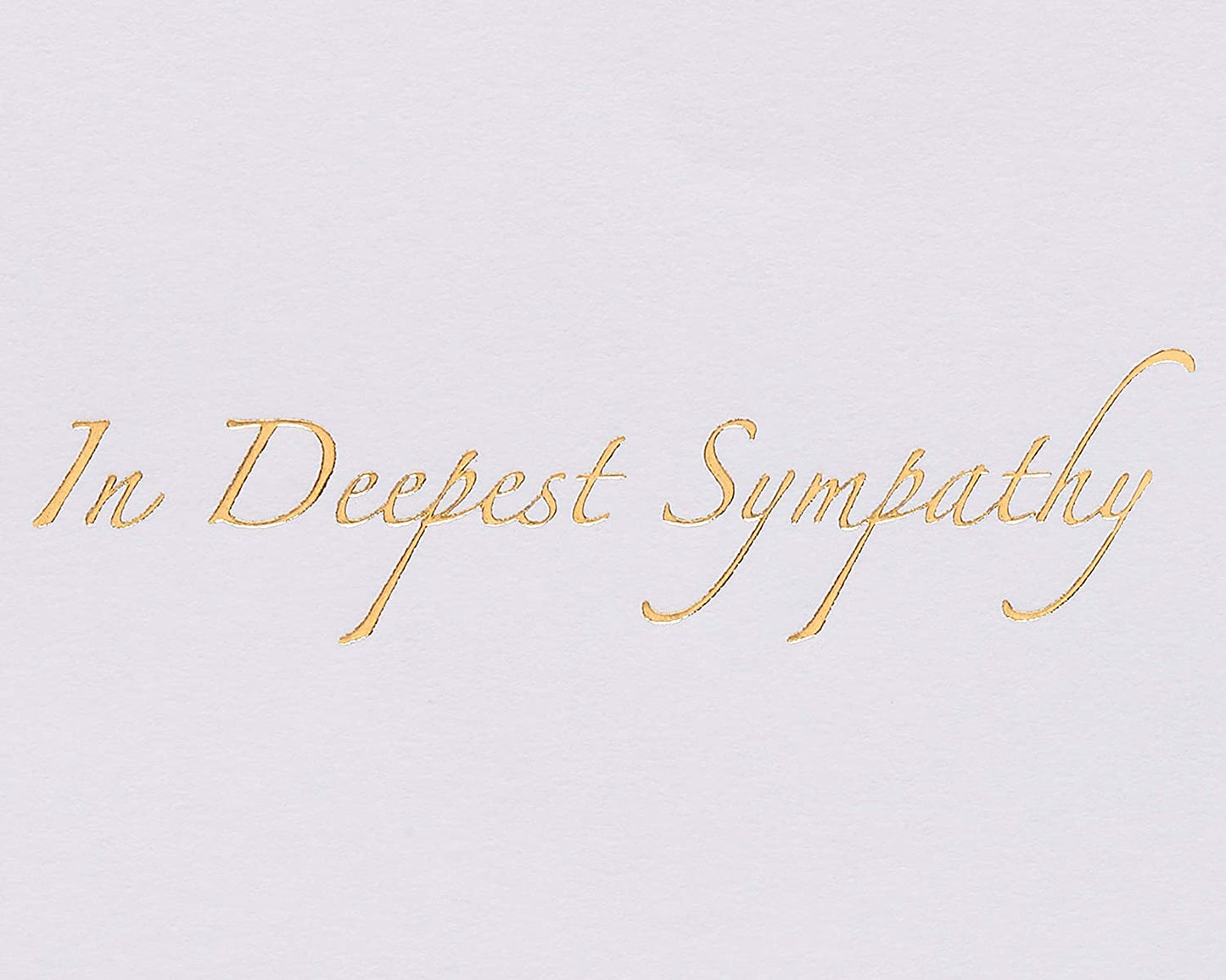 Papyrus Sympathy Card (Deepest Sympathy)