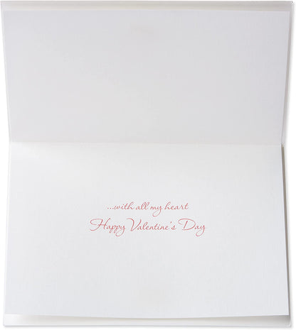 Papyrus Romantic Valentine's Day Card (With All My Heart)