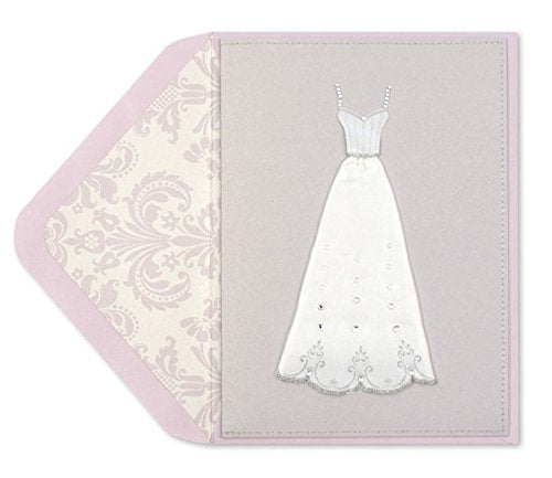 Papyrus Handmade Gown Bridal Shower Card