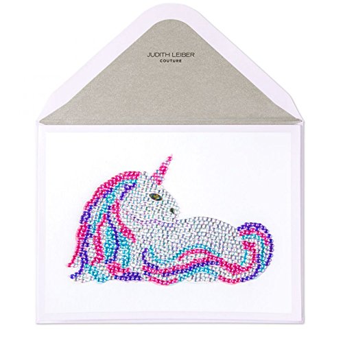 Papyrus Gemmed Unicorn Card by Judith Leiber