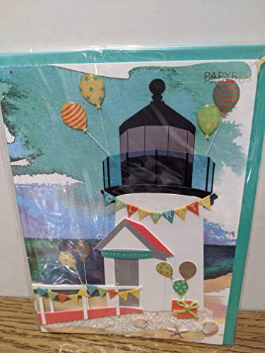 PAPYRUS Everyday Card Lighthouse Birthday, 1 Each