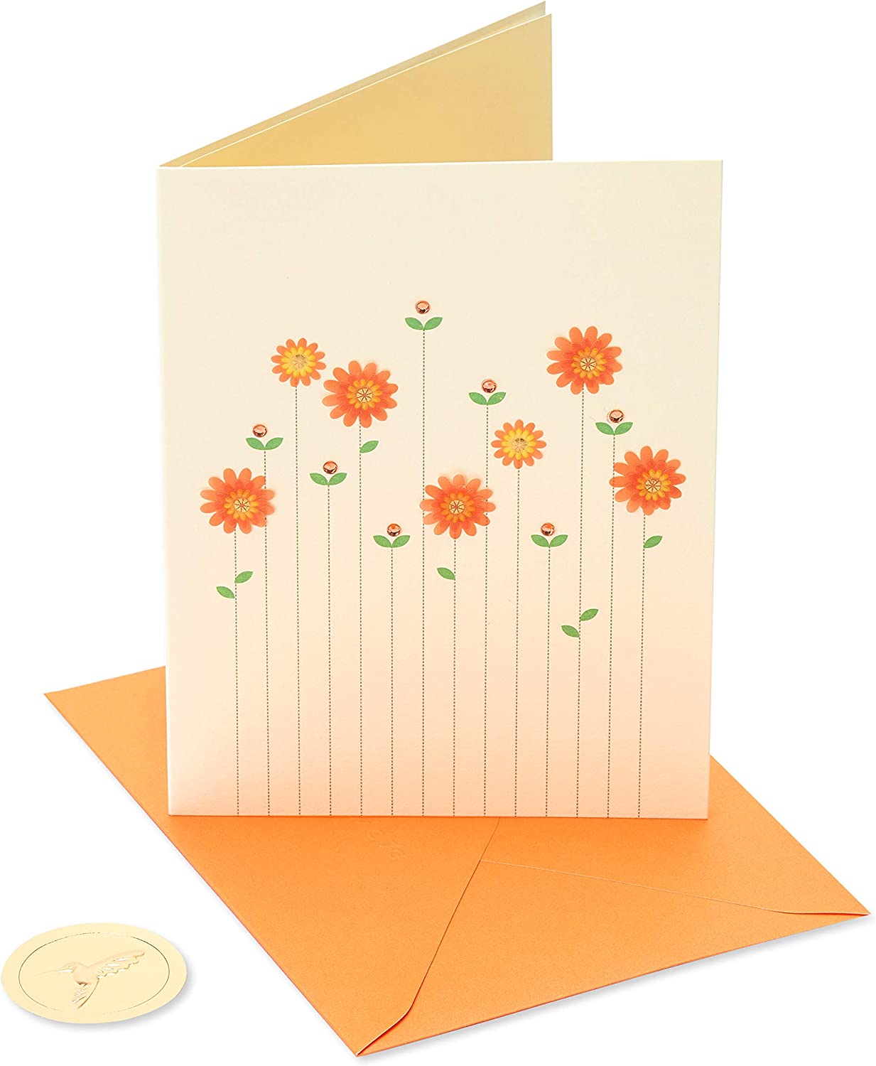 Papyrus Blank Card (Flowers)
