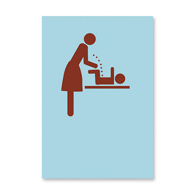BABY PICTOGRAM BABY CARD BY RPG