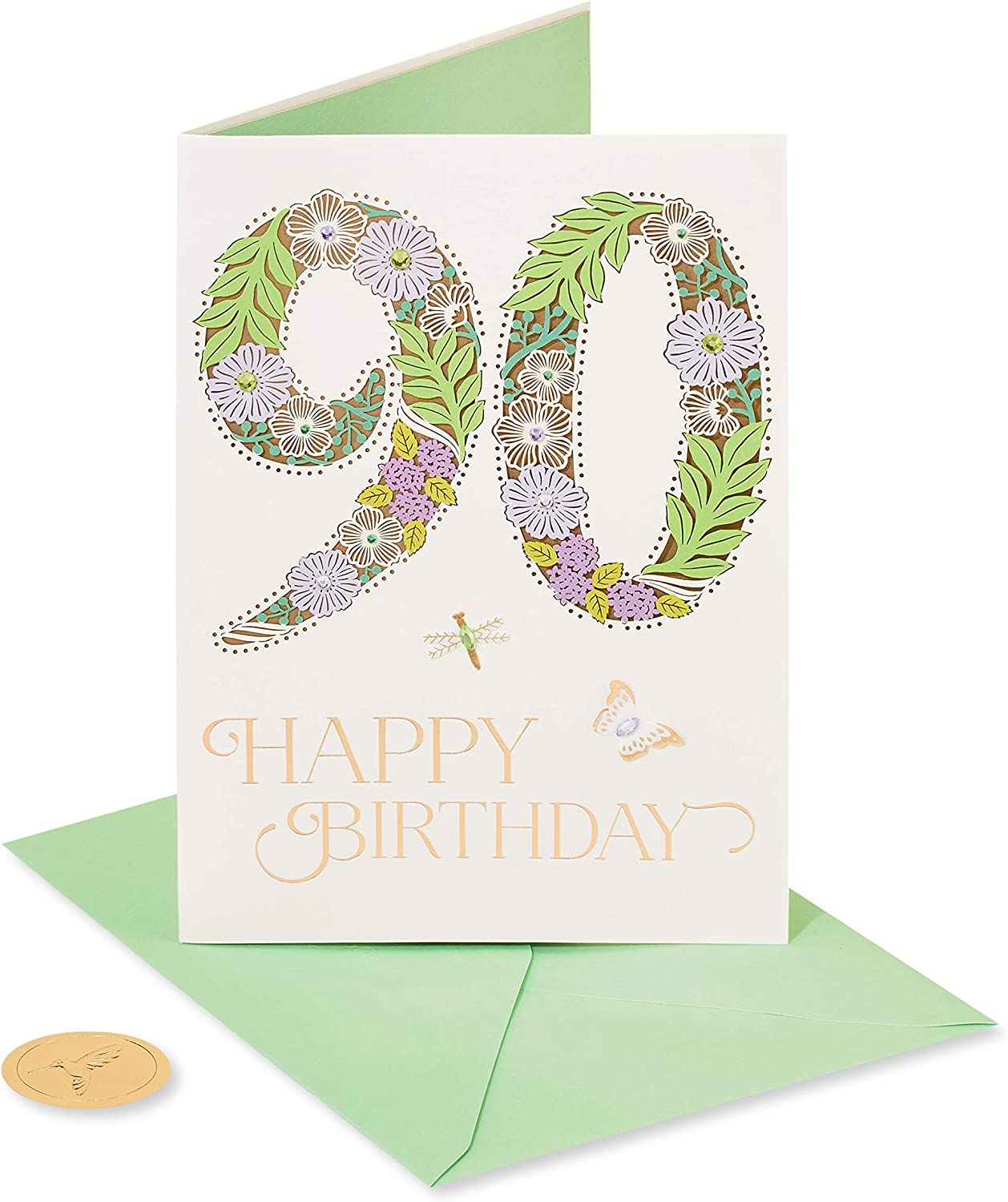 Papyrus 90th Birthday Card (Warm Memories)