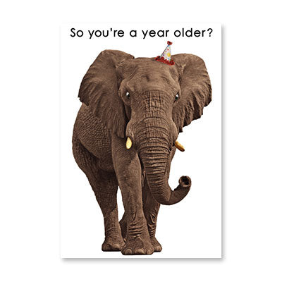 IRRELEPHANT BIRTHDAY CARD BY RPG