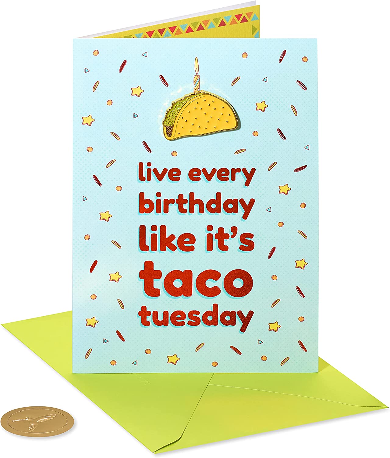 Papyrus Birthday Card (Taco Tuesday)