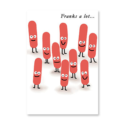 FRANKS A LOT THANK YOU CARD BY RPG
