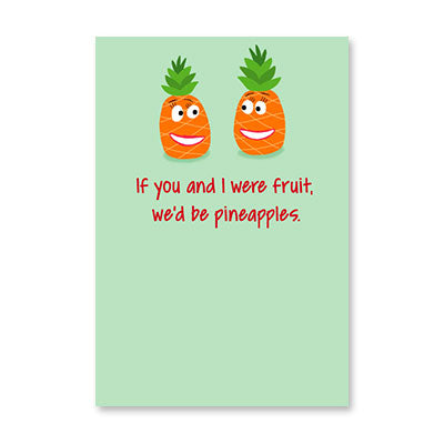 TWO PINEAPPLES BIRTHDAY CARD BY RPG