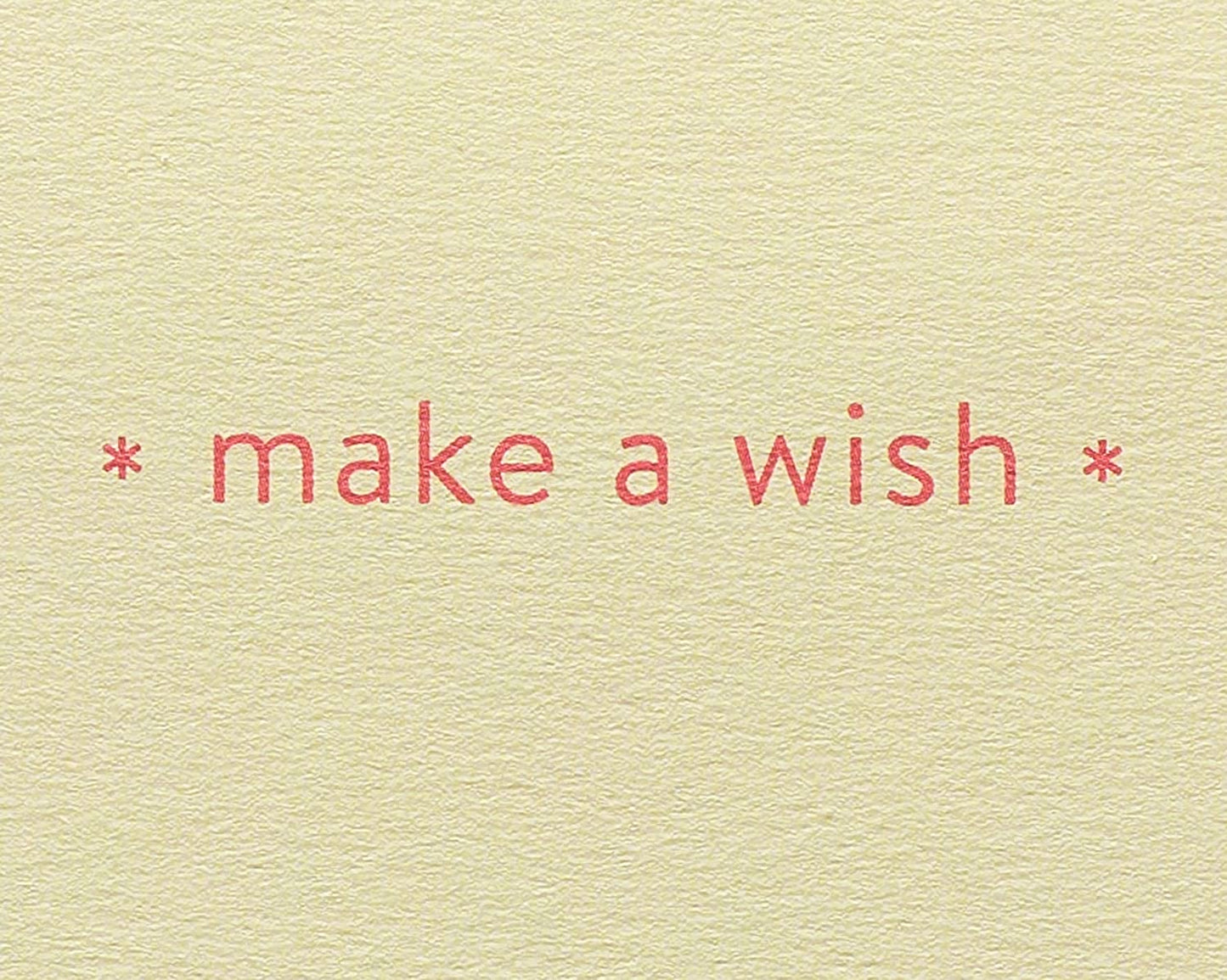 Papyrus Birthday Card (Make A Wish)
