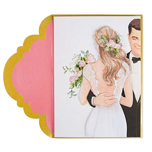 PAPYRUS Couple in Love Wedding Card by Lela Rose