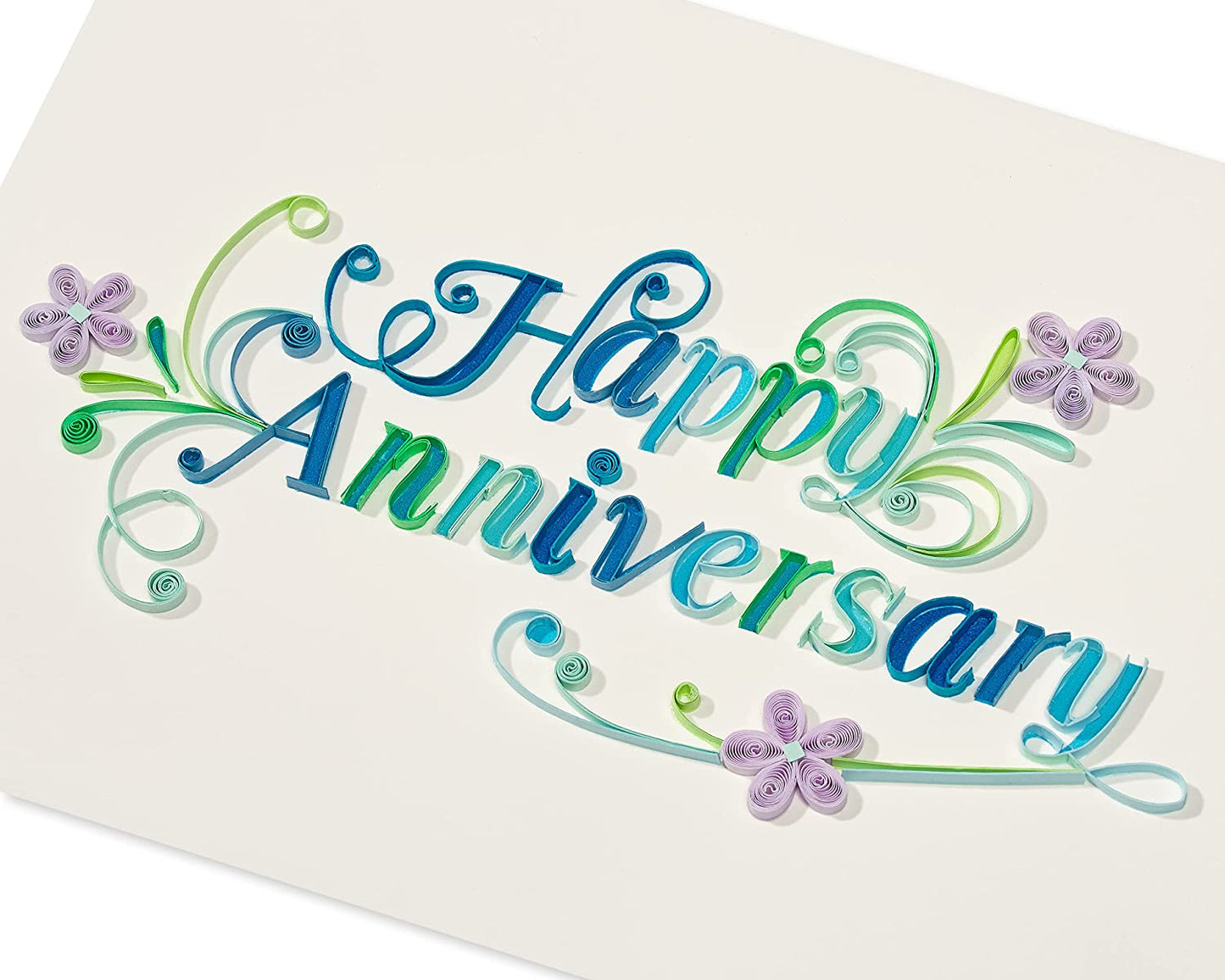 Papyrus Premium Blank Anniversary Quilling Card (Happy Anniversary)