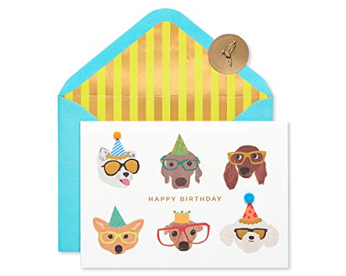 Papyrus Dog Birthday Card (Celebrating You Today)