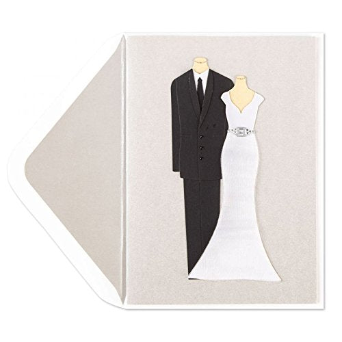 Papyrus, Handmade Bride and Groom Wedding Card