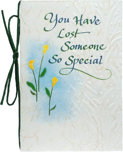 Blue Mountain Arts Sympathy Card—Words of Condolences and Comfort for the Grieving (You Have Lost Someone So Special)