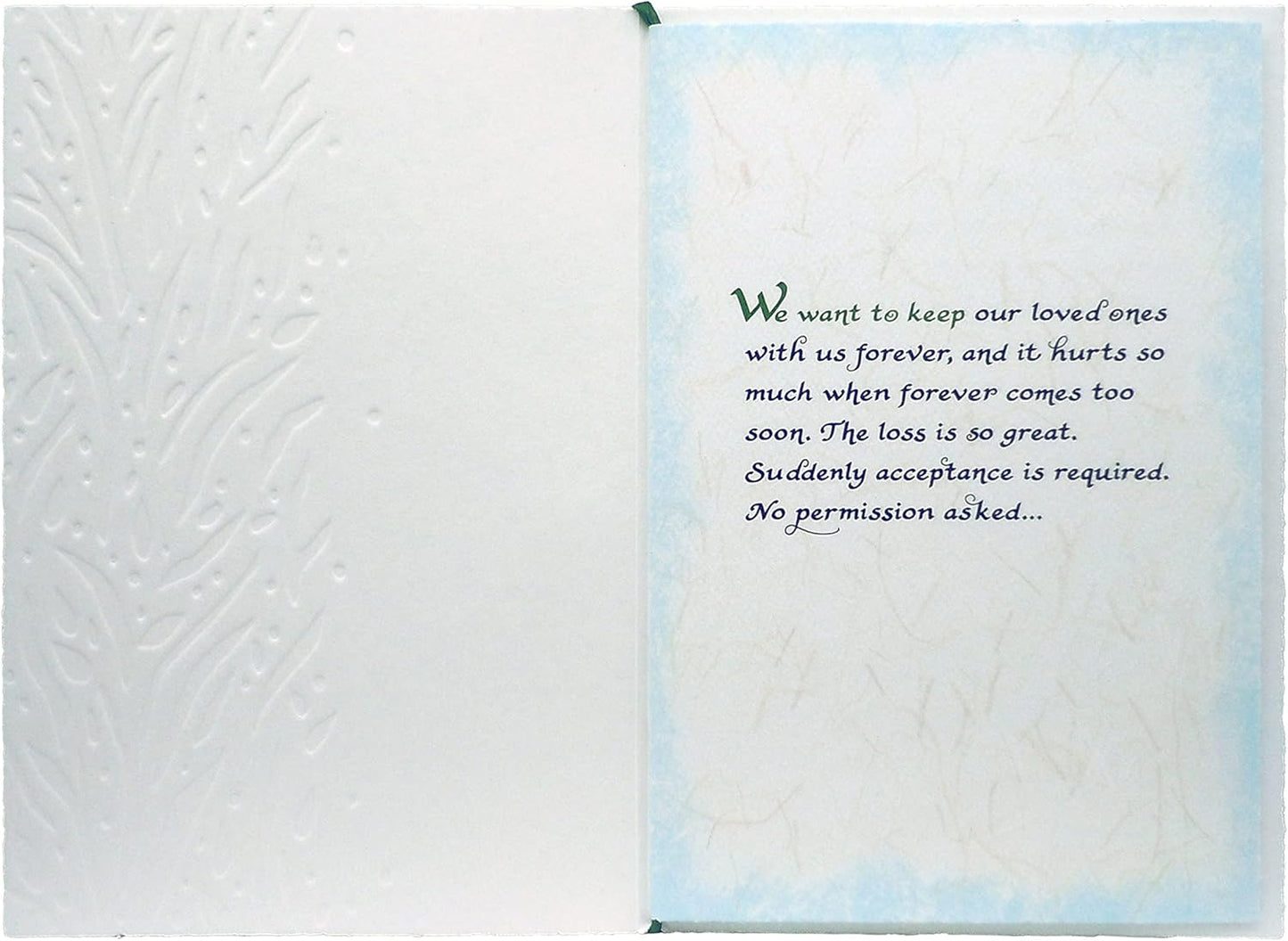 Blue Mountain Arts Sympathy Card—Words of Condolences and Comfort for the Grieving (You Have Lost Someone So Special)
