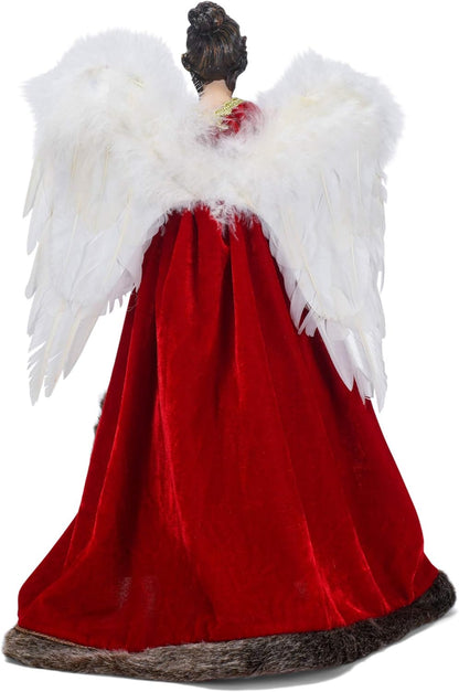 Roman 133586 Led Angel Tree Topper Plaid, 18 inch, Multicolor