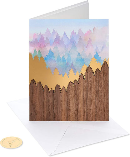Papyrus Blank Card (Scenic Mountain)