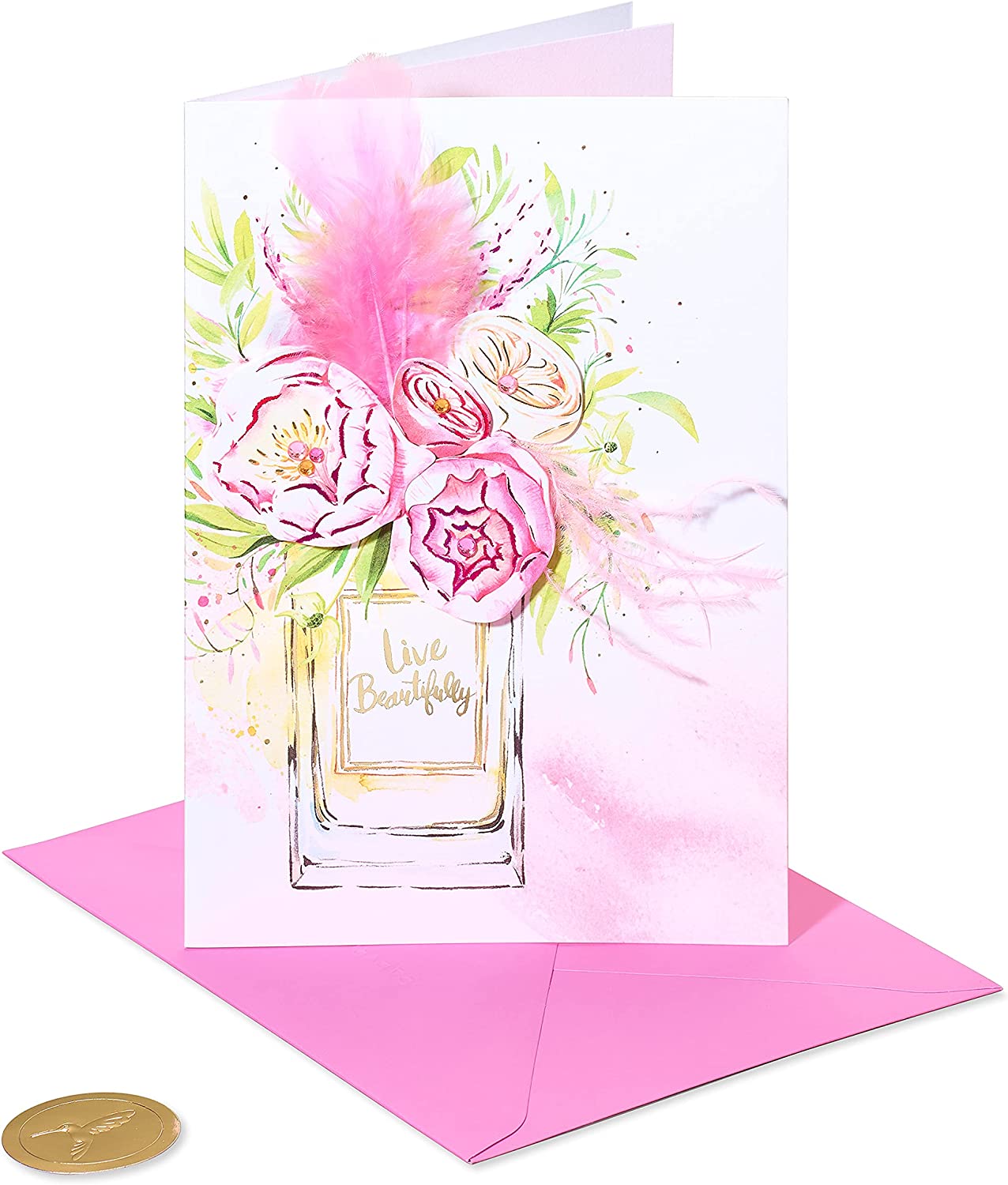 Papyrus Blank Card for Her- BCRF Partnership (Live Beautifully)