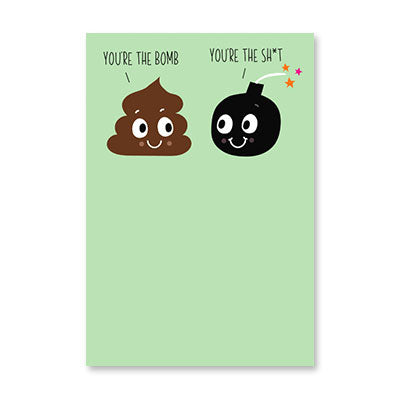 CUTE ICONS YOU ARE THE BOMB BIRTHDAY CARD BY RPG
