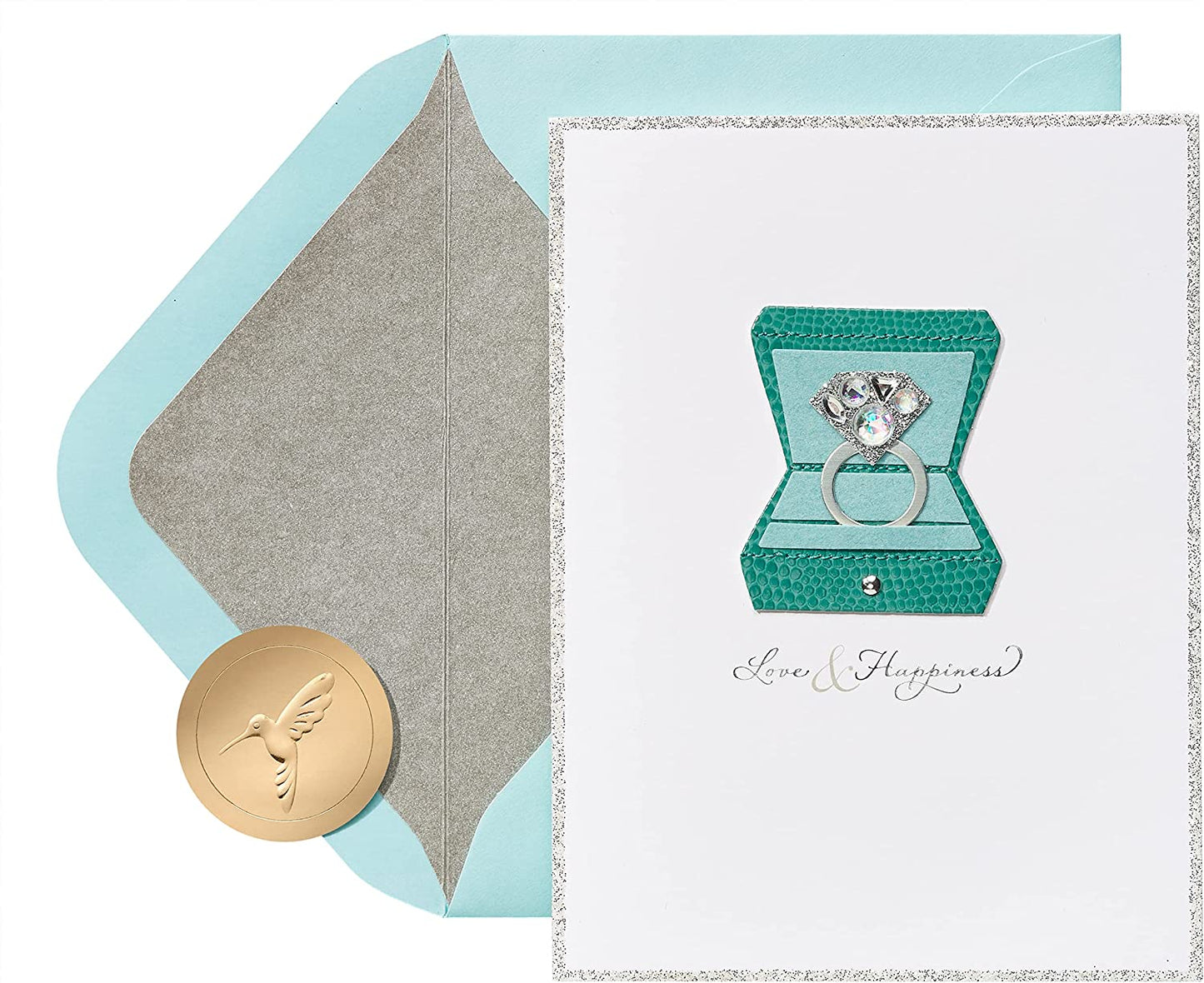 Papyrus Blank Wedding Card (Love & Happiness)