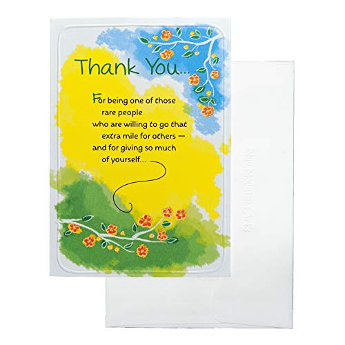 Blue Mountain Arts Greeting Card “Thank You…” Is a Perfect Way to Show Gratitude and Appreciation to Someone Who Always Goes the Extra Mile, by Jason Blume (WC315.1)