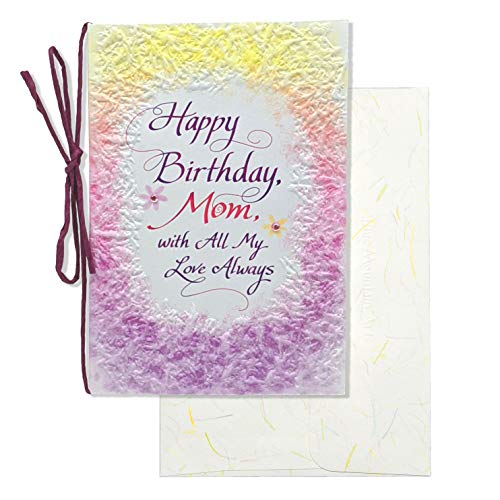 Blue Mountain Arts Greeting Card “Happy Birthday, Mom, with All My Love Always” Is Perfect for Celebrating Your Wonderful Mother on Her Birthday, Model Number: HW543