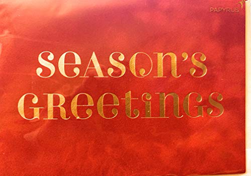 PAPYRUS Christmas Season's Greetings Card, 1 Each