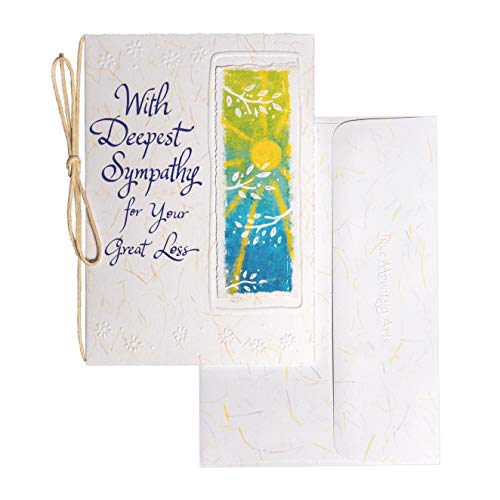 Blue Mountain Arts Greeting Card “with Deepest Sympathy For Your Great Loss” Expresses Sincere Condolences In A Time of Grief