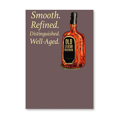 BOURBON SMOOTH REFINED BIRTHDAY CARD BY RPG