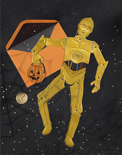 Papyrus Star Wars Halloween Card (May the Force Be with You)