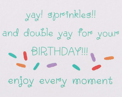 Papyrus Birthday Card (Sprinkles)