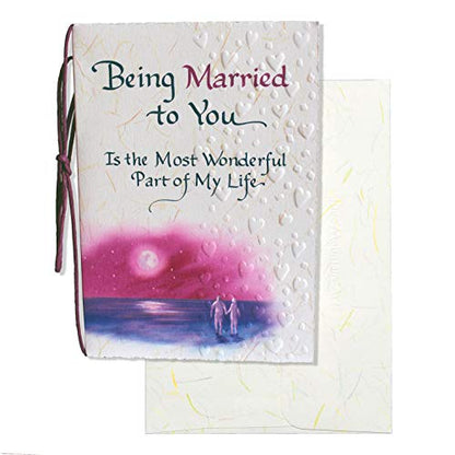 Blue Mountain Arts Greeting Card Handmade Paper Card Is Perfect For Birthday, Christmas, Anniversary