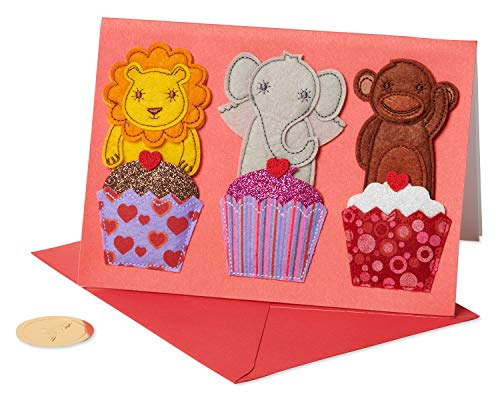 Papyrus Valentine's Day Card for Kids (Animals)